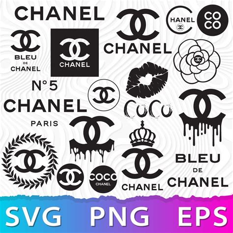 chanel logo schablone|chanel black dress logo.